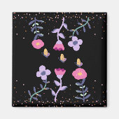 vlinders en bloemen magneet (Voorkant)