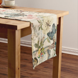 Vlinders en Bloemen Medium Tafelloper