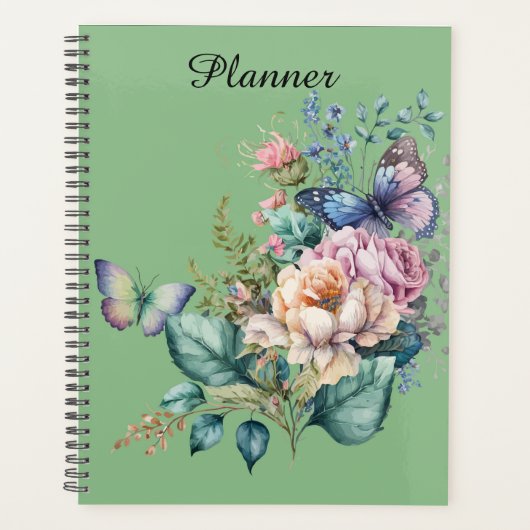 Vlinders en bloemen Planner (Voorkant)