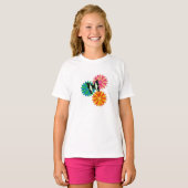 Vlinders en Bloemen T-shirt (Voorkant volledig)
