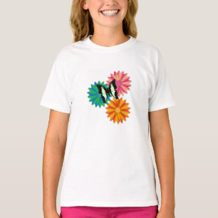 Vlinders en Bloemen T-shirt