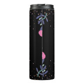 vlinders en bloemen thermosbeker (Achterkant)