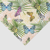 Vlinders En Bloemen Tissuepapier (Detail)
