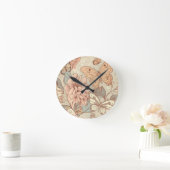 Vlinders en bloemen tissuepapier ronde klok (Huis)