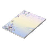 vlinders en bloemen, van pasta notitieblok (Linkerzijde)