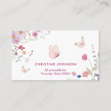 vlinders en bloemen
