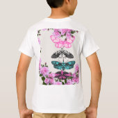 Vlinders en bloesems: de delicate dans van de Natu T-shirt (Achterkant)