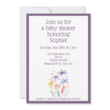 Vlinders en Blooms Baby shower Vereenvoudigd