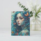 Vlinders en Blues Series 1 Briefkaart (Staand voorkant)