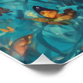 Vlinders en Blues Series 1 Perfect Poster (Hoek)