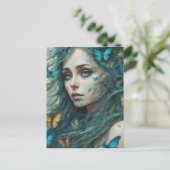 Vlinders en Blues Series 2 Briefkaart (Staand voorkant)