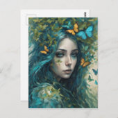 Vlinders en Blues Series 3 Briefkaart (Voorkant / Achterkant)