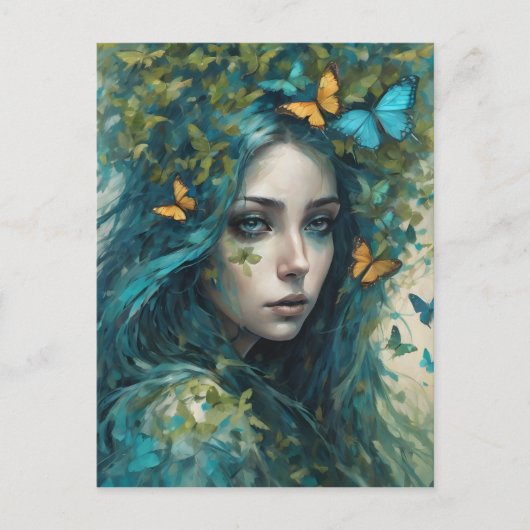 Vlinders en Blues Series 3 Briefkaart (Voorkant)