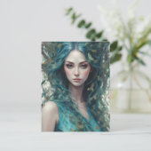 Vlinders en Blues Series 4 Briefkaart (Staand voorkant)