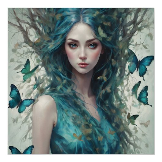 Vlinders en Blues Series 4 Perfect Poster (Voorkant)