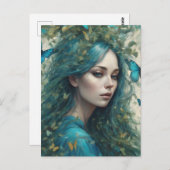 Vlinders en Blues Series 5 Briefkaart (Voorkant / Achterkant)