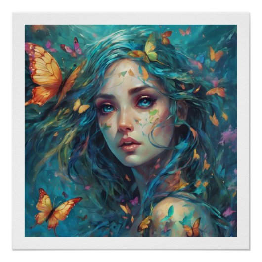 Vlinders en Blues Series 6 Perfect Poster (Voorkant)