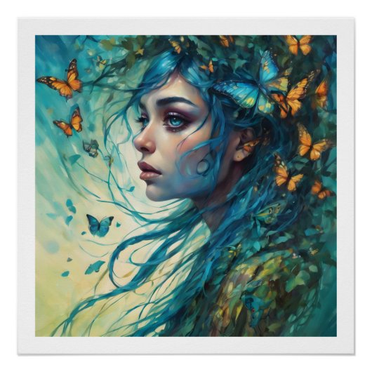 Vlinders en Blues Series 7 Perfect Poster (Voorkant)