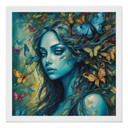 Vlinders en Blues Series 8 Perfect Poster (Voorkant)