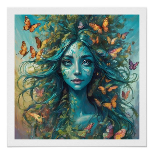 Vlinders en Blues Series 9 Perfect Poster (Voorkant)