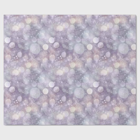 Vlinders en Bokeh sprookjestuin ID1030 Cadeaupapier (Vlak)