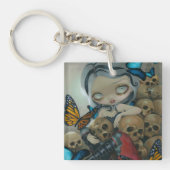"Vlinders en Bot" Keychain (voorkant)