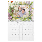 Vlinders en Botanicals Lijsten Custom Photo Kalender (Feb 2026)