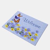 vlinders en Daisies Spring Garden Deurmat (Schuin)