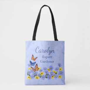 vlinders en Daisies Spring Garden Tote Bag