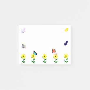 Vlinders en een fee Post-it® notes