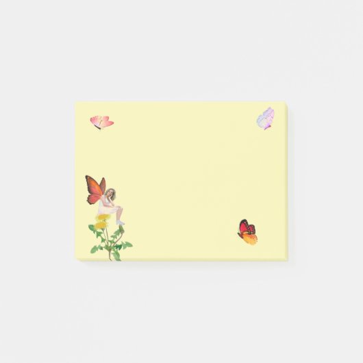 Vlinders en Fairy Post-It Notities Post-it® Notes (Voorkant)