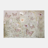  vlinders en gedroogde bloemen deurmat (Voorkant)