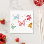 Vlinders en glitter servet (Insitu)