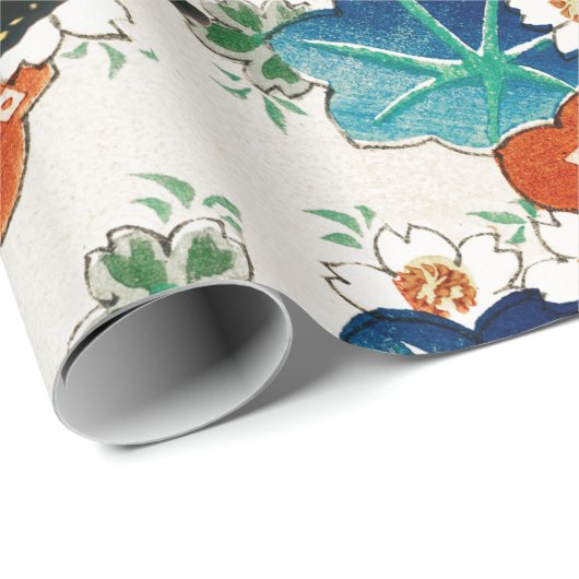 VLINDERS EN JAPANS PATROON inpakpapier (Rol Hoek)