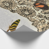 VLINDERS EN KANT inpakpapier (Hoek)