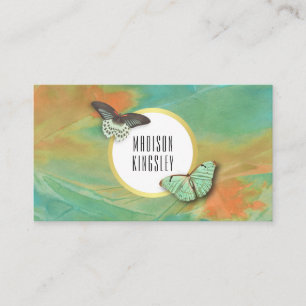  vlinders en kunstzinnig Abstract Visitekaartje