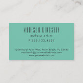  vlinders en kunstzinnig Abstract Visitekaartje (Achterkant)