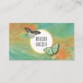 vlinders en kunstzinnig Abstract Visitekaartje (Voorkant)