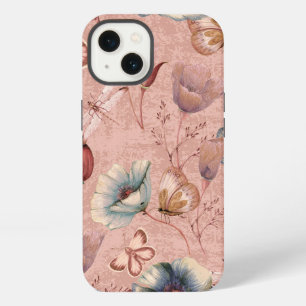 Vlinders en Libellen op Klaprozen iPhone 13 Hoesje