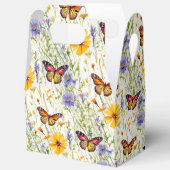 Vlinders en madeliefjes in een weide bedankdoosjes (Open)