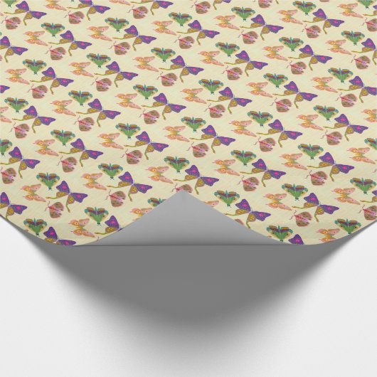Vlinders en motten inpakpapier (Hoek)