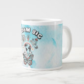 Vlinders en paddenstoelen Droom Grote positieve in Grote Koffiekop (Voorkant rechts)