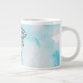 Vlinders en paddenstoelen Droom Grote positieve in Grote Koffiekop (Rechts)