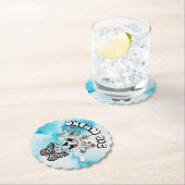 Vlinders en paddenstoelen Droom Grote positieve in Kartonnen Onderzetters (Insitu)