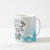 Vlinders en paddenstoelen Droom Grote positieve in Koffiemok (Voorkant rechts)