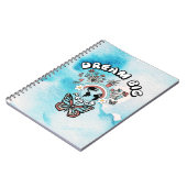 Vlinders en paddenstoelen Droom Grote positieve in Notitieboek (Linkerzijde)