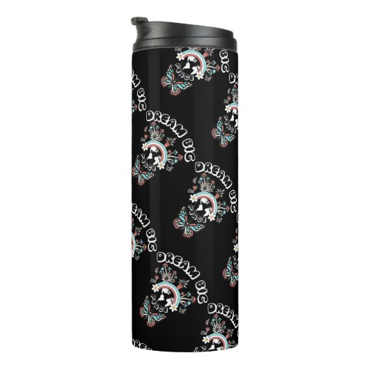Vlinders en paddenstoelen Droom Grote positieve in Thermosbeker (Geroteerd rechts)