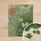 Vlinders en papavers | Vincent van Gogh Legpuzzel