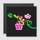 Vlinders en rozen valentijn (Voorkant / Achterkant)