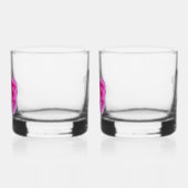 Vlinders en Rozen Whisky Glas (Rechts)